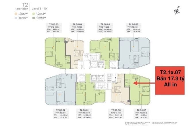 CHỦ KẸT TIỀN CẦN BÁN 2PN- 97M2 CĂN RẺ NHẤT THỊ TRƯỜNG 17 TỶ ALL IN