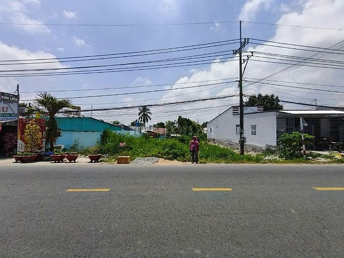 Đất mặt tiền Quốc lộ 80 ở xã mong thọ B, Châu Thành, Kiên Giang.