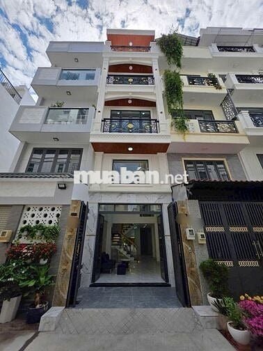 Bán nhà Bình Thạnh,HXT,Ngay đa khoa Gia Định,4x12,5m,5 tầng,Giá 10,2tỷ