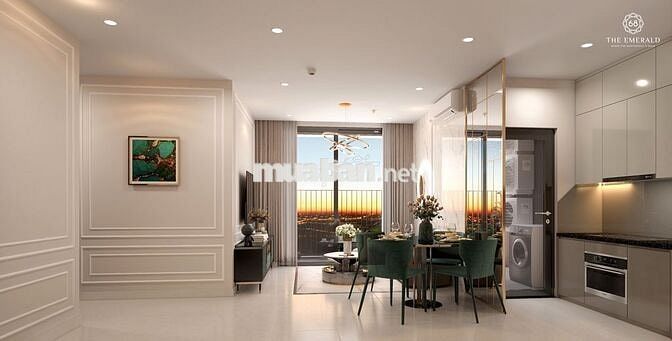 Căn Góc ban công lồi, view Sông SG & Landmark 81 The Emerald 68 3,7 tỷ