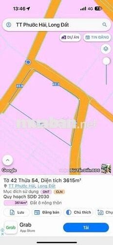 Bán Đất 14 lô F0 DT 300-500m2 sẵn tc đường nhựa view Núi xã Phước Hải