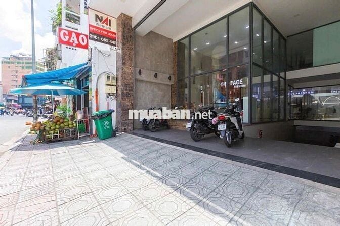 Cho thuê nhà 13–15 Trần Khắc Chân Q1, DT 8x24m, trệt lửng, giá 80tr