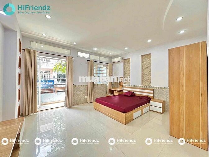 Căn hộ mini Full nội thất Ban công gần nhà thờ Nam Hải q8 Pham Hùng