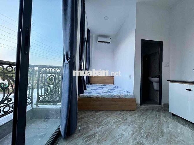 CHO THUÊ STUDIO BAN CÔNG - CỬA SỔ LỚN NGAY COOPMART NHIÊU LỘC GIÁ RẺ