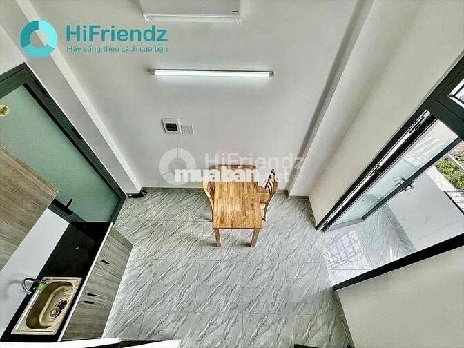Cho thuê căn hộ có gác có ban công riêng mới xây ngay CV Làng Hoa GV