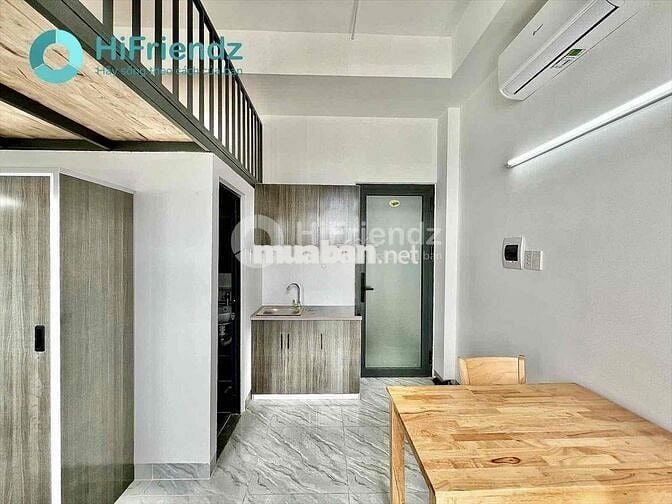 Cho thuê căn hộ có gác có ban công riêng mới xây ngay CV Làng Hoa GV