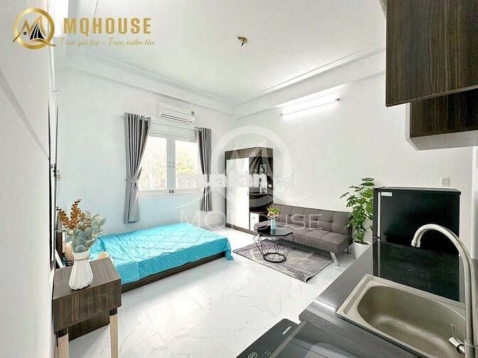 🍓 CHO THUÊ STUDIO CỬA SỔ FULL NỘI THẤT MỚI 100% NGAY ETOWN CỘNG HÒA