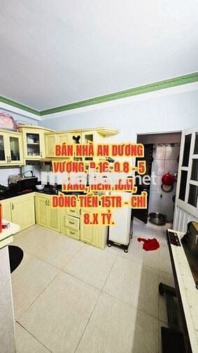 🔥 BÁN NHÀ AN DƯƠNG VƯƠNG, P.16, Q.8 - 5 TẦNG, HẺM 10M, DÒNG TIỀN