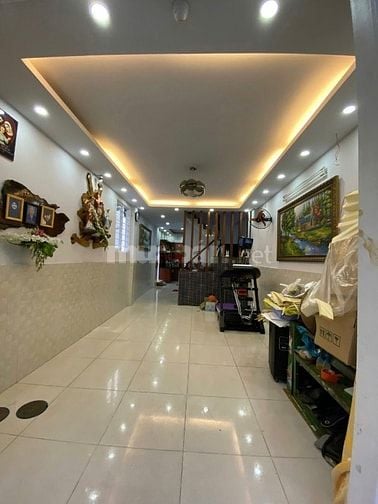 Hẻm Trường Sa cách mặt tiền 30m,Nở Hậu,Được xây 4Tầng, Siêu Thị,Tr học