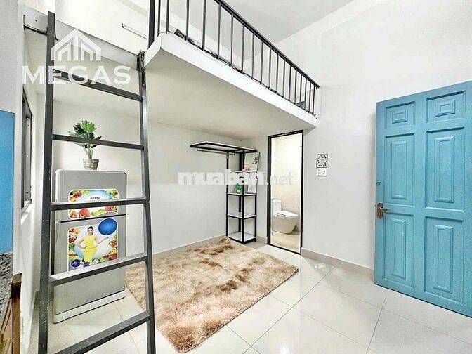 PHÒNG TRỌ CÓ GÁC CAO, TÒA NHÀ THANG MÁY, FULL NỘI THẤT, SẠCH SẼ