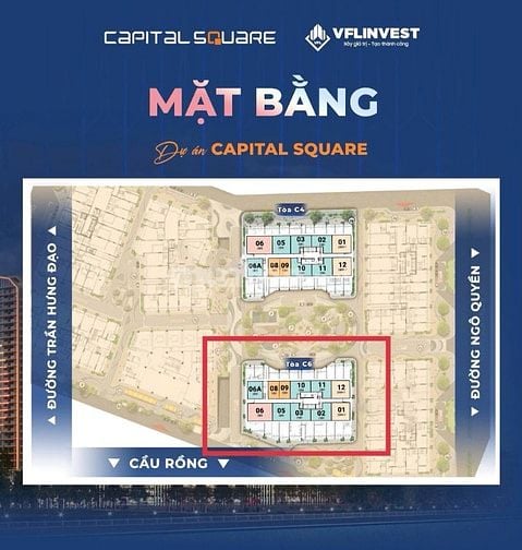 CAPITAL SQUARE GIÁ CHỈ 3,6 TỶ, CHIẾT KHẤU CAO