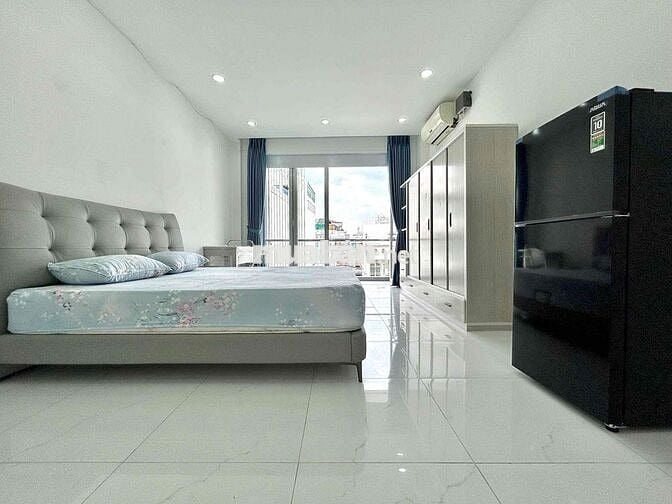 🌎💥THANG MÁY BAN CÔNG 47M2 MÁY GIẶT RIÊNG FULL NT SIÊU THOÁNG Q.BT
