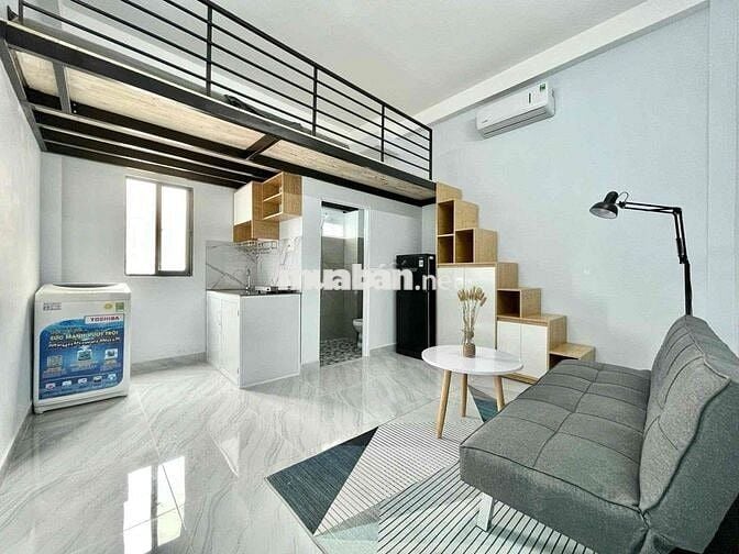 DUPLEX CAO CẤP FULL NỘI THẤT CÓ MÁY GIẶT RIÊNG+BAN CÔNG Ở KHU GÒ DẦU