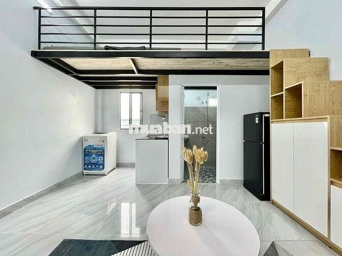 DUPLEX CAO CẤP FULL NỘI THẤT CÓ MÁY GIẶT RIÊNG+BAN CÔNG Ở KHU GÒ DẦU