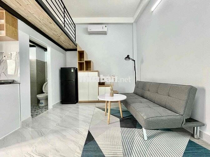 DUPLEX CAO CẤP FULL NỘI THẤT CÓ MÁY GIẶT RIÊNG+BAN CÔNG Ở KHU GÒ DẦU