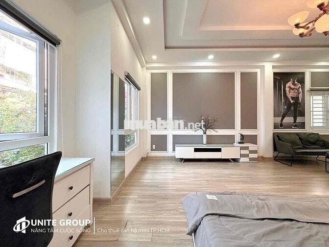 SIÊU PHẨM 1PN 50m2 NỘI THẤT CAO CẤP NGAY VÒNG XOAY DÂN CHỦ