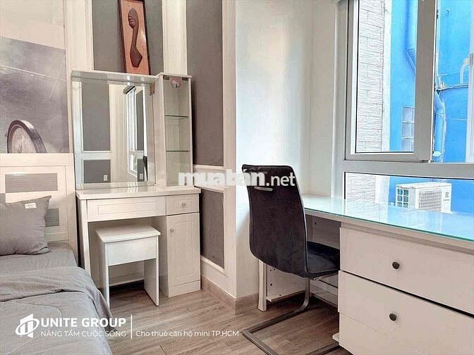 SIÊU PHẨM 1PN 50m2 NỘI THẤT CAO CẤP NGAY VÒNG XOAY DÂN CHỦ