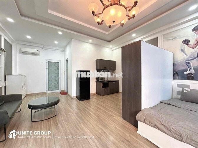 SIÊU PHẨM 1PN 50m2 NỘI THẤT CAO CẤP NGAY VÒNG XOAY DÂN CHỦ