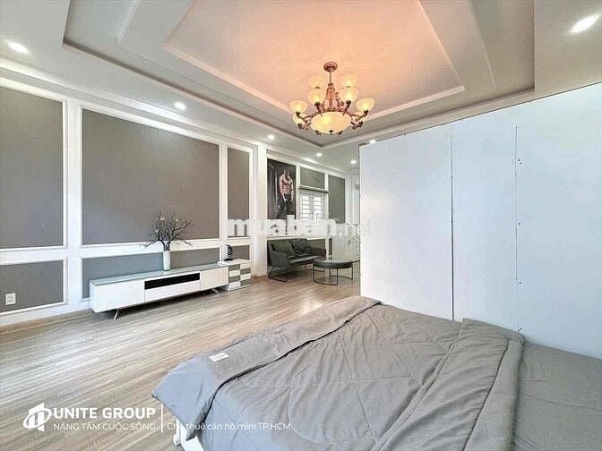 SIÊU PHẨM 1PN 50m2 NỘI THẤT CAO CẤP NGAY VÒNG XOAY DÂN CHỦ