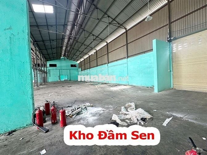 Kho Container 1100M2 Đầm Sen - 99Tr/Tháng - Còn Mới.