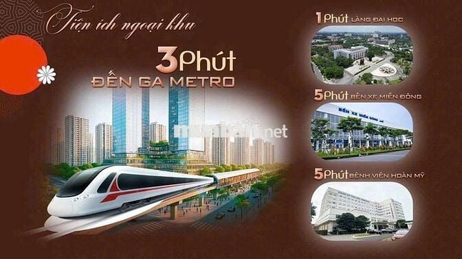 MỞ BÁN GIAI ĐOẠN ĐẦU DỰ ÁN BCONS ASAHI MẶT TIỀN QL1K, GẦN LÀNG ĐÀI HỌC