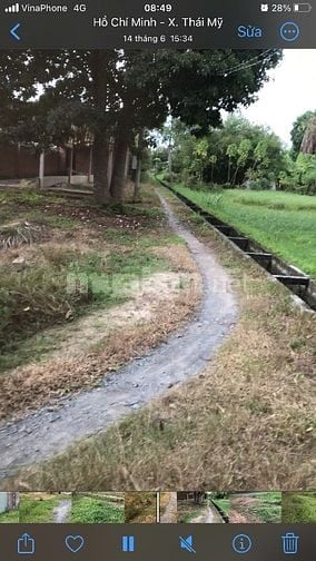 Chính chủ bán đất 2 MT đường Hồ Thị Gừng, Củ Chi