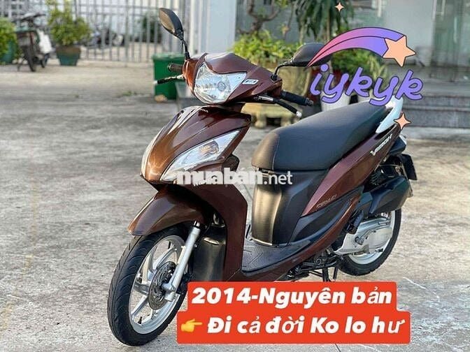 [XE QUỐC DÂN]👉 Honda Vision 2014 fi✨NỮ SD KỸ✨ZIN💯