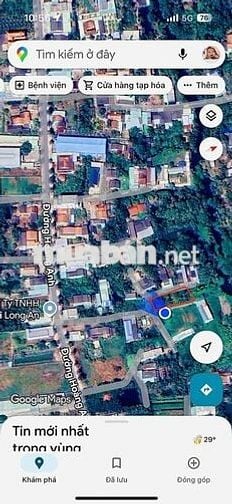 ✅Cần bán 852m2 ( 14* 62 ) FULL THỔ hẻm 95 Hoàng Anh, Tân Khánh,Long An