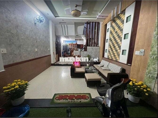 NHÀ HẺM XE HƠI 4PN FULL NÔIB THẤT SÂN THƯỢNG VÀO Ở NGAY