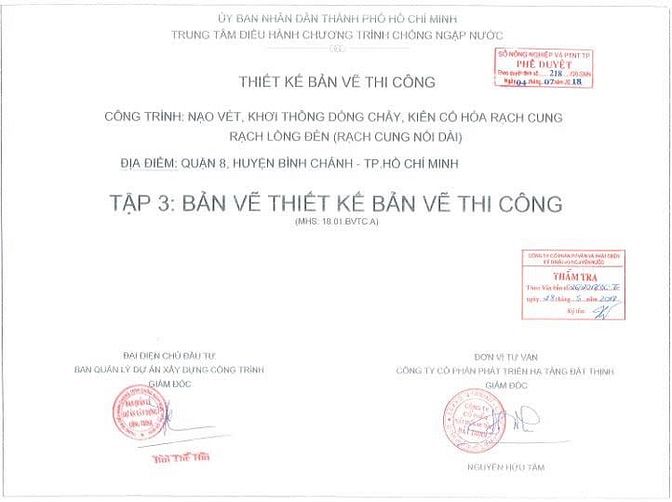 TB MỜI CHÀO GIÁ GÓI THẦU: NẠO VÉT, KIÊN CỐ RẠCH CUNG RẠCH LỒNG ĐÈN