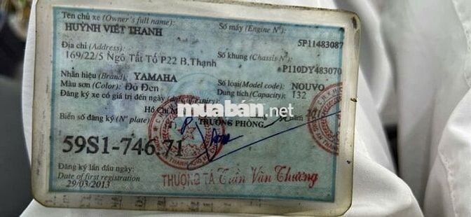 Nouvo 132 FI Xăng. Xe Đẹp, Máy Bao Êm