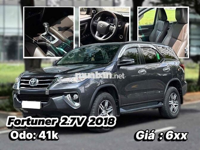 Toyota Fortuner 2018 2.7V 4x2 AT - 41000 km