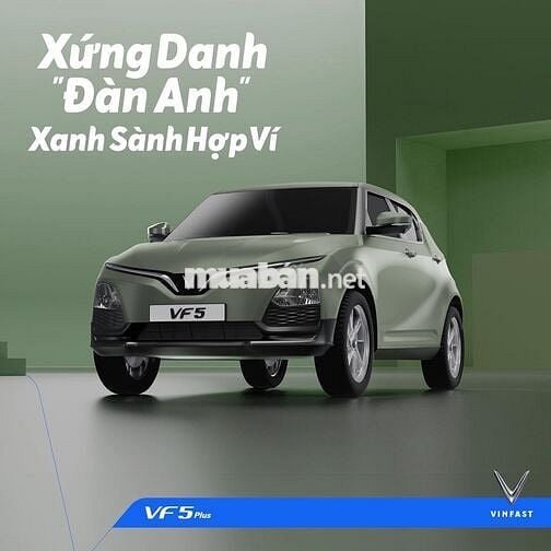 🔥 VF5 Plus – Xe điện quốc dân, giá ngon khỏi bàn