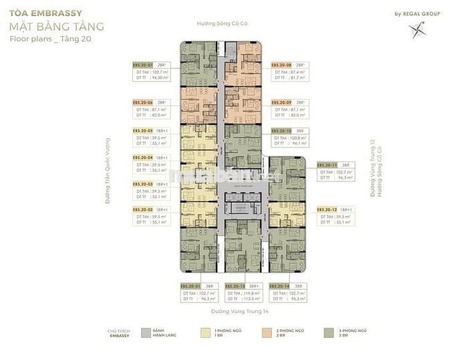 🏙️ Căn hộ 2PN – Regal Complex Đà Nẵng