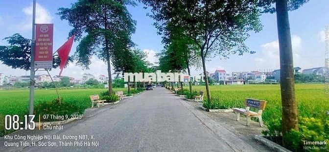 Sầm uất nhất Quang Tiến -Sóc Sơn-gần 90m2-đường thông xe 7 chỗ-Giá đầu