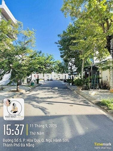 Bán đất Hoà Quý đường Phi Bình 6 rẻ nhất điện âm Dầu Khí gần sông