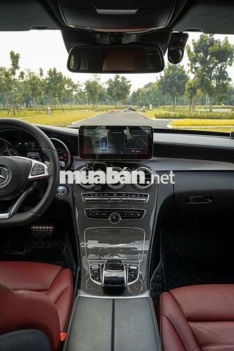 Hàng hiếm C300 AMG 2018 Trắng đỏ đồ chơi nhiều