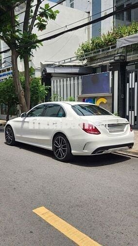 Hàng hiếm C300 AMG 2018 Trắng đỏ đồ chơi nhiều