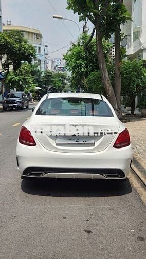 Hàng hiếm C300 AMG 2018 Trắng đỏ đồ chơi nhiều