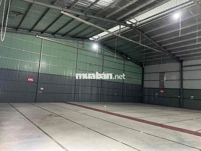 Kho xưởng 800m2 - đường cont - PCCC Vách Tường - giá 60tr