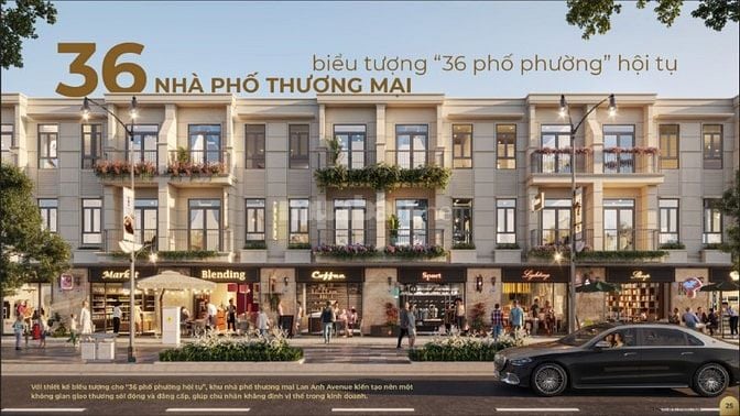 Nhà Phố Sân Vườn Lan Anh Avenue 116,8m2 1 trệt+1 lầu tại Bắc Tân Uyên