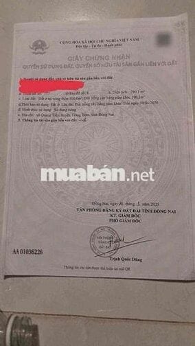 Đất nền kinh doanh xã Trảng Bom ( quảng tiến cũ) 2 tỷ 950 TL sát QL1A