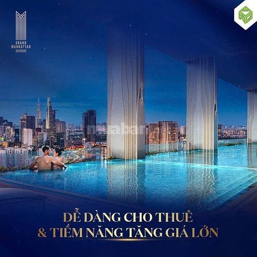 Sở hữu ngay căn hộ 2PN tại The Grand Manhattan – Trung tâm Quận 1