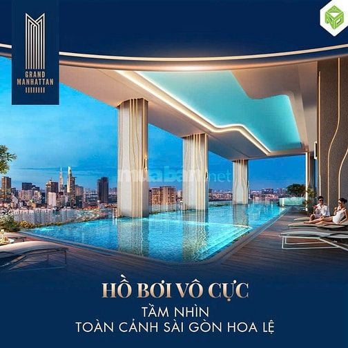 Sở hữu ngay căn hộ 2PN tại The Grand Manhattan – Trung tâm Quận 1