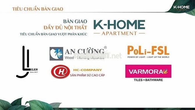 SỞ HỮU NGAY CĂN HỘ TẠI TÒA MAI VÀNG ĐẸP NHẤT K-HOME APARTMENT