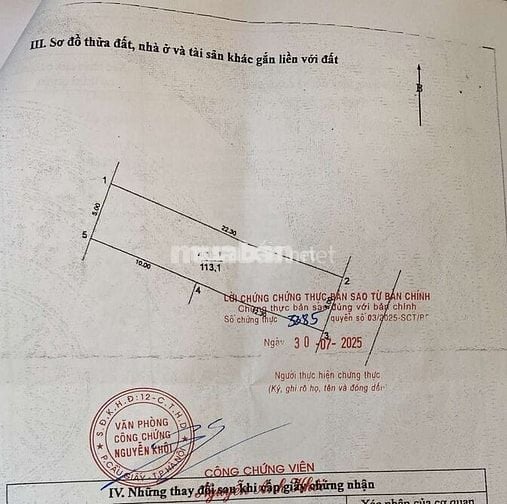 ĐẤT Ở TDP BÌNH MINH,GIA LÂM.HN..DT 113M2.MT = HẬU = 5M..ĐƯỜNG THÔNG 4M