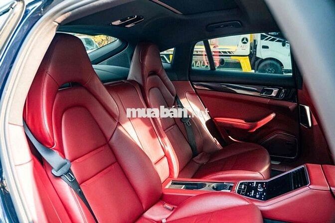Porsche Panamera 2017 4S - Xanh nội thất đen đỏ