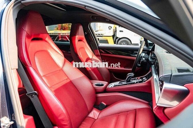 Porsche Panamera 2017 4S - Xanh nội thất đen đỏ