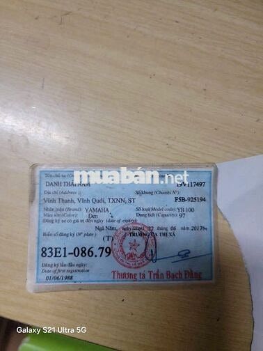 TPHCM cần bán YAMAHA 2thì 100cc xe đẹp như hình