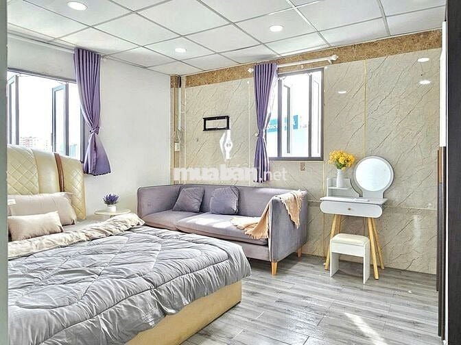 CHO THUÊ 1 PHÒNG NGỦ TÁCH BẾP 2 MÁY LẠNH TRUNG TÂM BÌNH THẠNH
